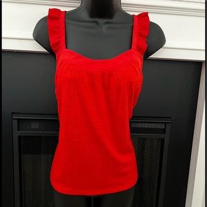 Banana Republic summer tank style blouse size small orange